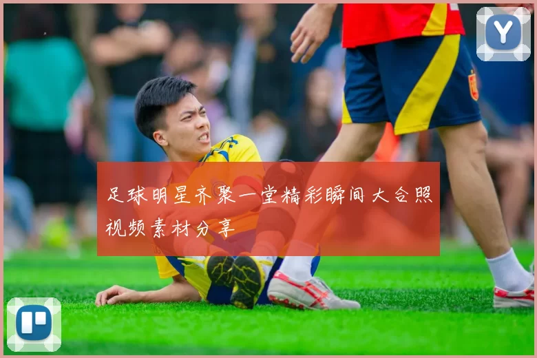 足球明星齐聚一堂精彩瞬间大合照视频素材分享