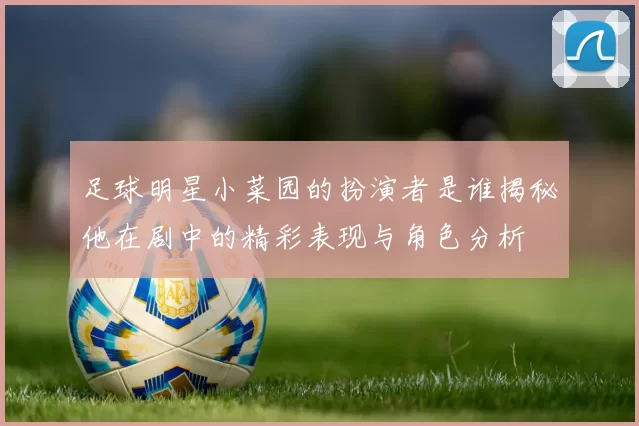 足球明星小菜园的扮演者是谁揭秘他在剧中的精彩表现与角色分析