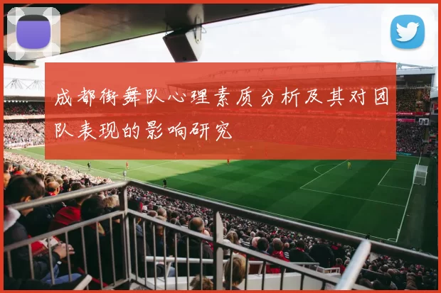 成都街舞队心理素质分析及其对团队表现的影响研究