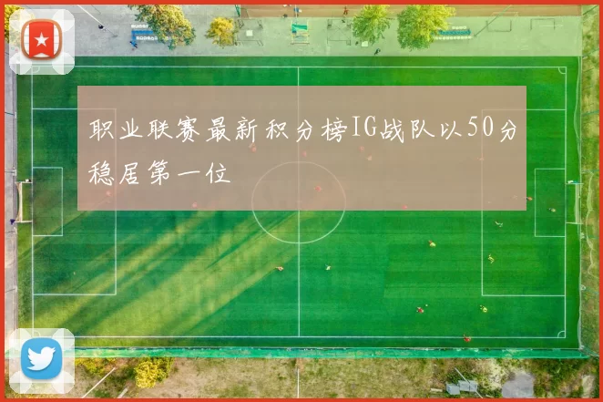 职业联赛最新积分榜IG战队以50分稳居第一位