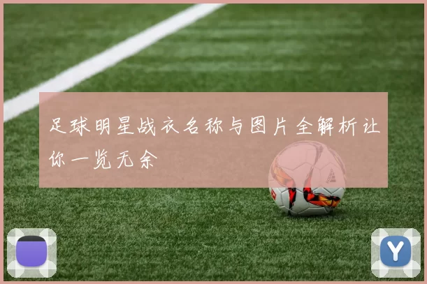 足球明星战衣名称与图片全解析让你一览无余